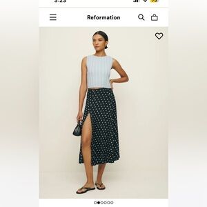 Reformation Zoe Skirt